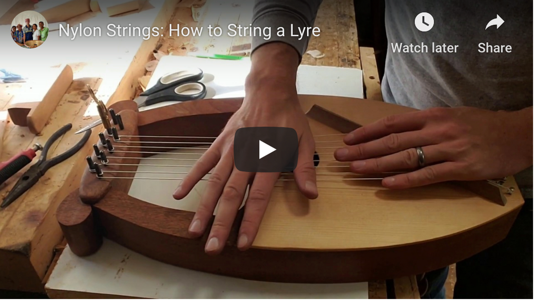 Nylon Strings: How to String a Lyre