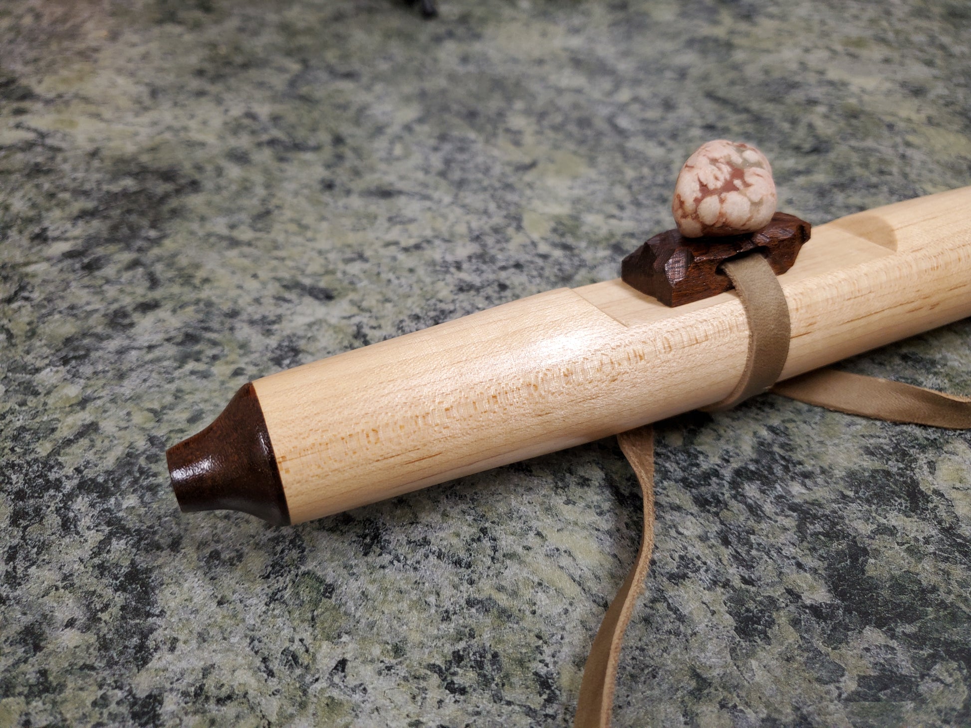 Maple Flute: Native American Style: Mouthpiece