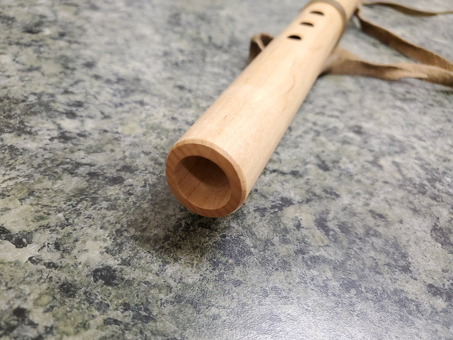 Maple Flute: Native American Style: End of Flute