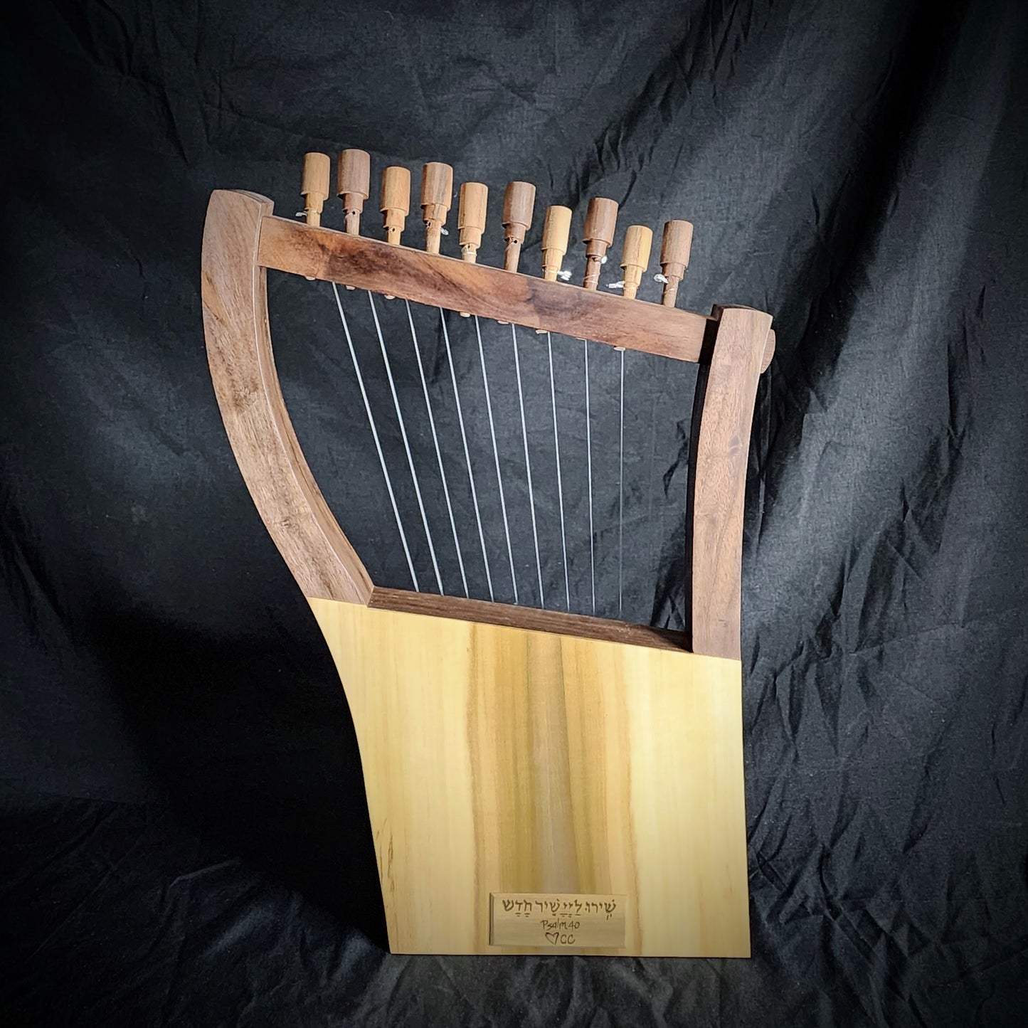 Megiddo Style Harp (King David) - Handmade in USA