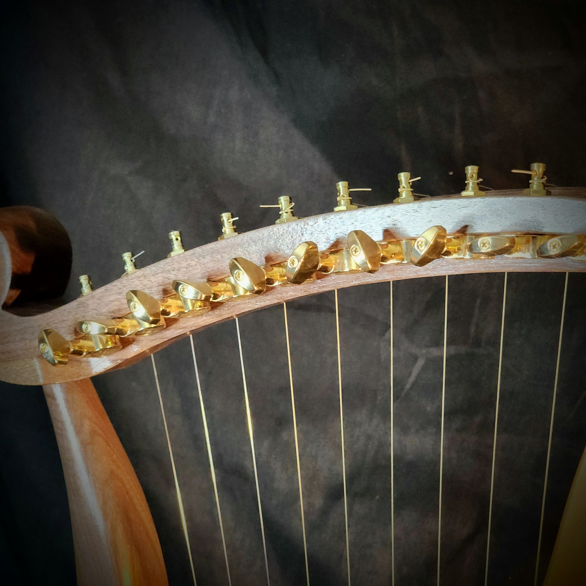 Harp of David geared tuners