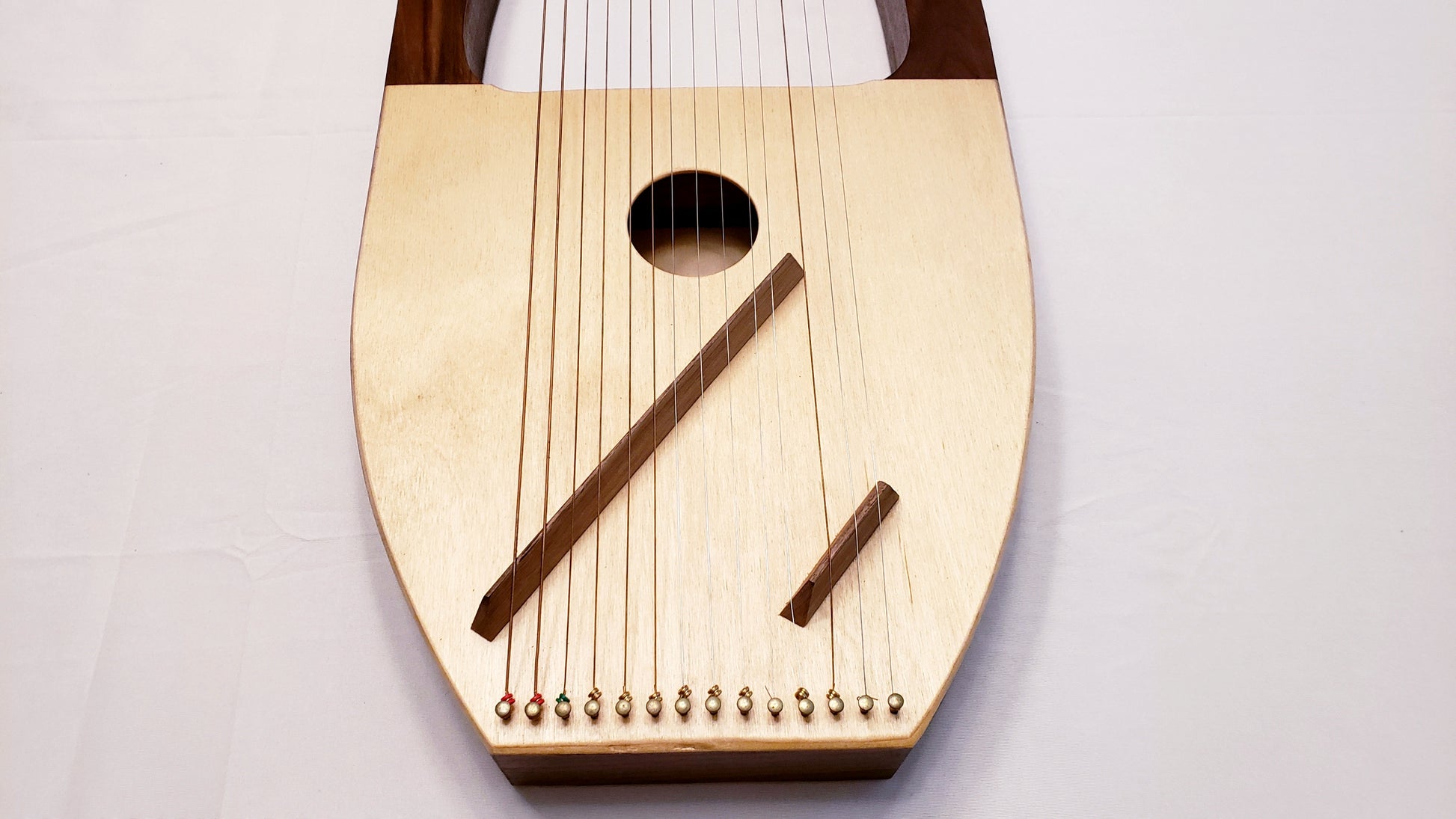 David's Harp 14 Stringed: View of Strings