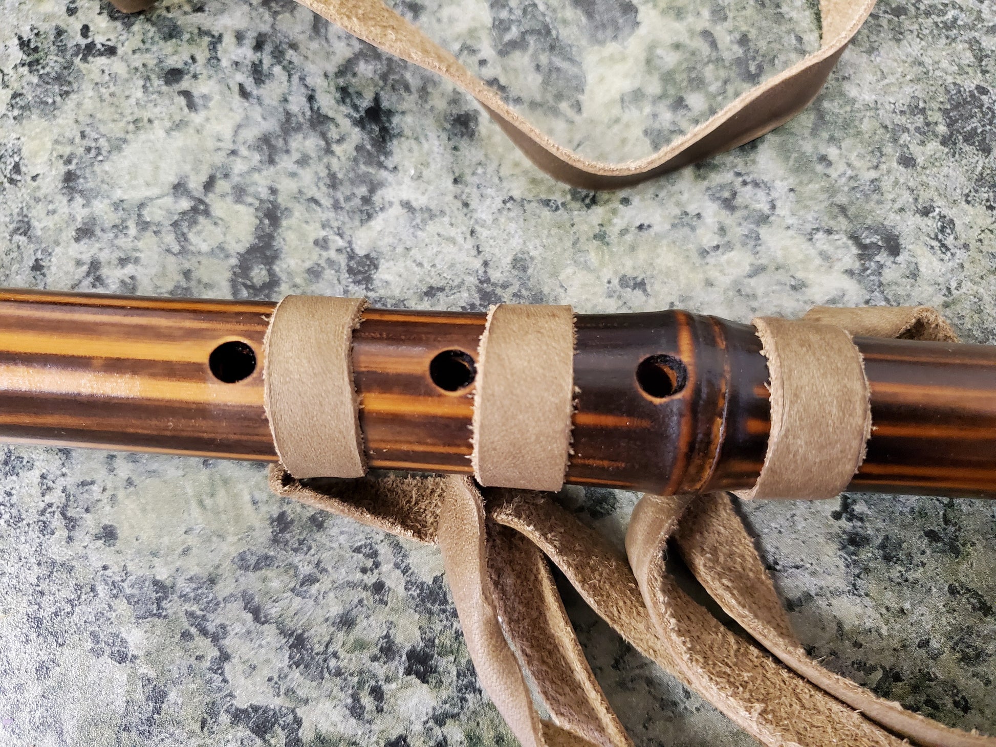 Double Flute: Holes and Straps