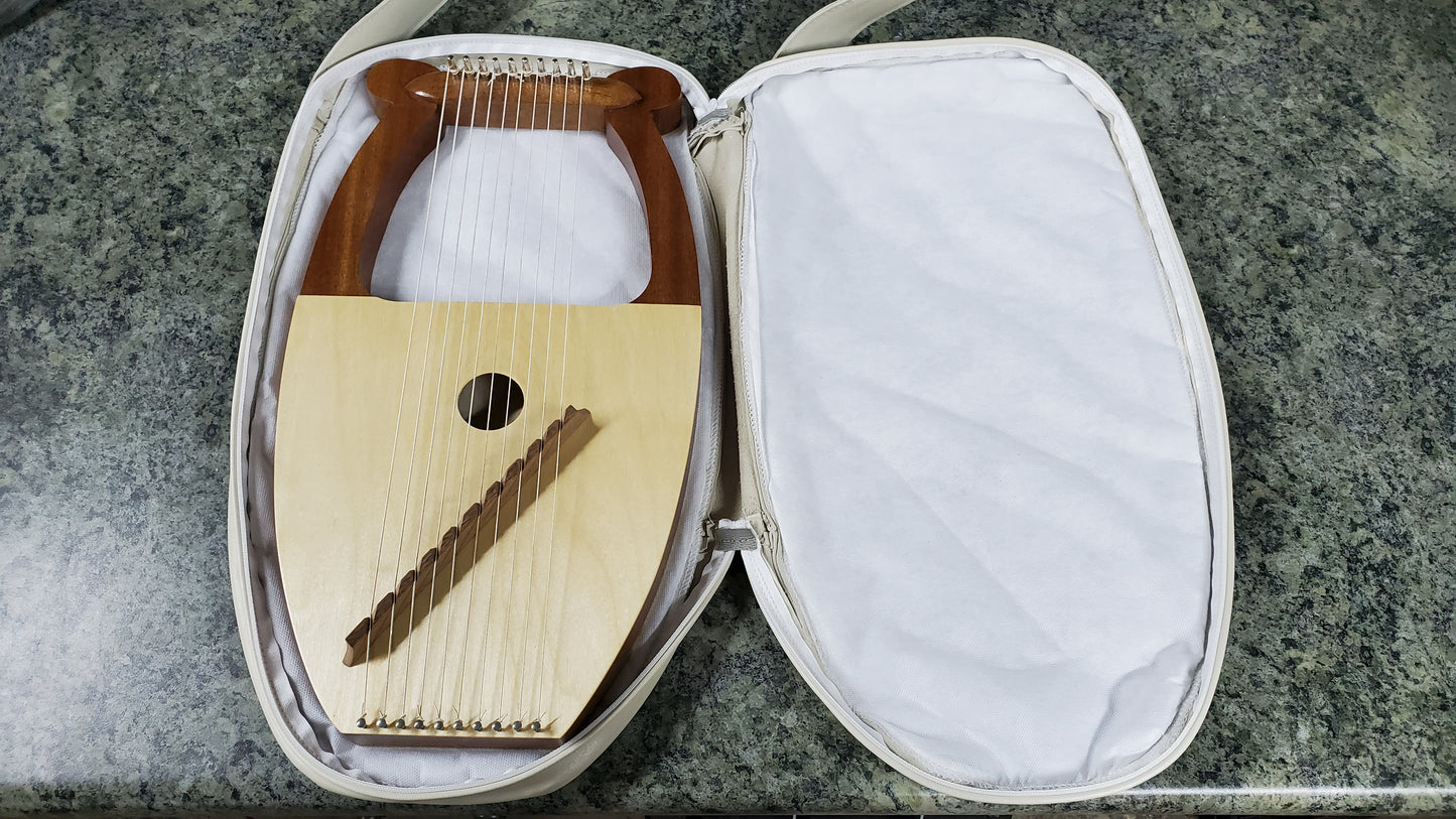 David's Harp with 10 Strings: with Leather Case