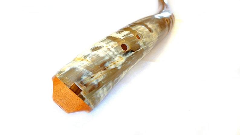 Ocarina - Gemshorn: Contrabass size with mouthpiece